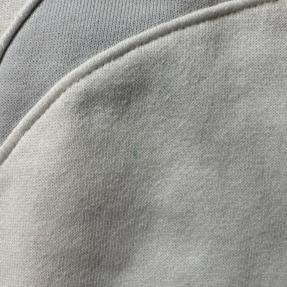 Nike Women's Air Mock Cropped Fleece Crew White/ gray - Size XS - Picture 12 of 12